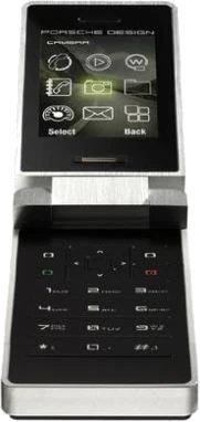 Porsche design mobile phone P9521 geopend schuin