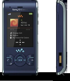 W595 front and side image active~ blue