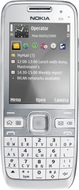 Nokia E55 weiß 01 lowres