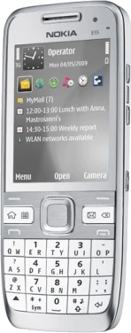 Nokia E55 weiß 05 lowres