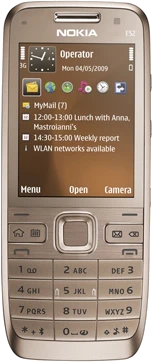 Nokia E52 goud en aluminium 1
