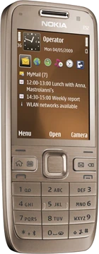 Nokia E52 goud en aluminium 3