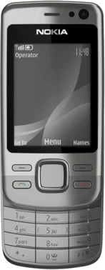 Nokia 6600i Slide silver front opened lowres
