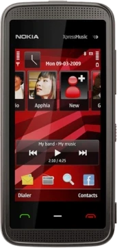 Nokia 5530xm rood voorkant 1 lowres