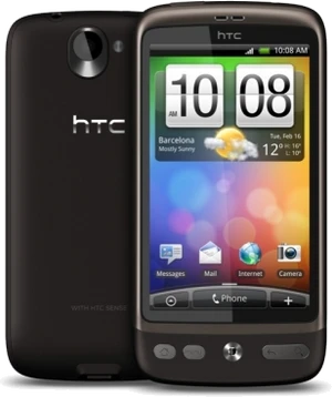 HTC Desire voorkant achterkant