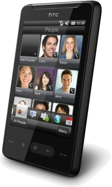 HTC HD mini tapa delantera aslant