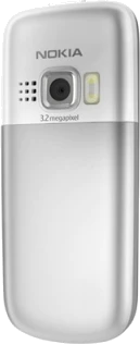 Nokia 6303iclassic silber weiß rückseite lowres