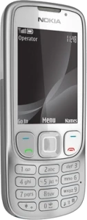 Nokia 6303iclassic silber weiß Vorderseite lowres