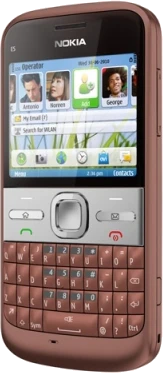 Nokia E5 koper bruin lowres
