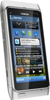 Nokia N8 lato sinistro lean argento 6