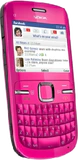 Nokia C3 pink voorkant