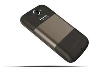 HTC Wildfire bruin achterkant per galerij