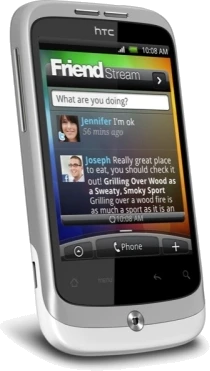 HTC Wildfire voorkant per galerij wit