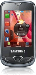 Samsung S3370Acton voorkant