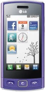 LG GM360 Viewty Snap foran lilla