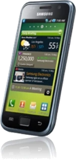 Samsung i9000 Galaxy S aslant