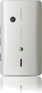 xperia X8 wit achterkant