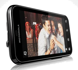 Motorola Defy turned