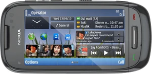 Nokia C7 charcoal schwarz 1 lores