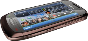 Nokia C7 mahogany braun 2 lores