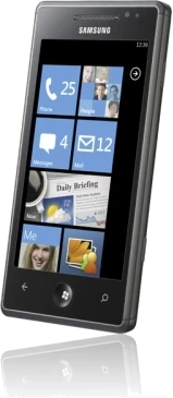 Samsung Omnia 7 schuin