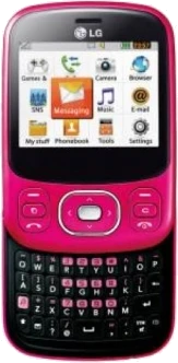 LG InTouch C320 voorkant geopend pink