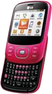 LG InTouch C320 geopend schuin pink