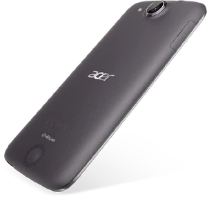 Acer Jade S zwart achterkant schuin linkerzijkant