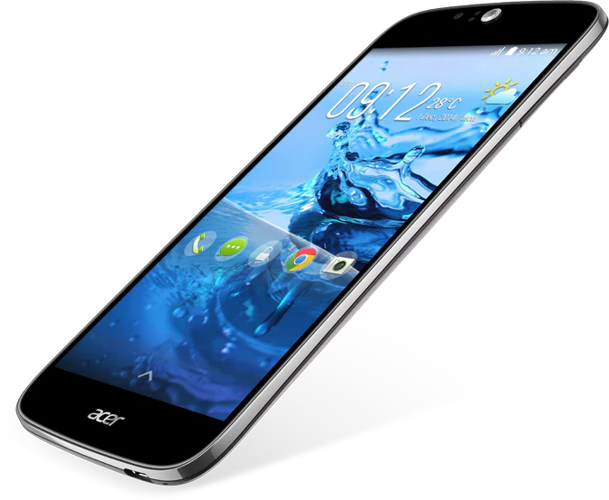 Acer Jade S zwart rechterzijkant schuin