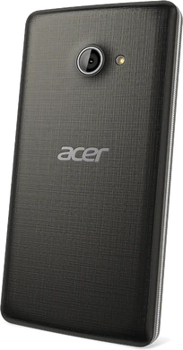 Acer Liquid M220 svart bakside skrås skråstilt
