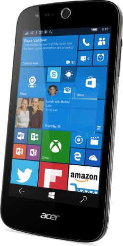 Acer Liquid M330 zwart voorkant rechterzijkant Acer Liquid M330 zwart voorkant rechterzijkant