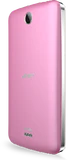 Acer Liquid Z3 Duo pink achterkant schuin