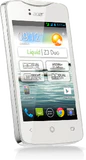 Acer Liquid Z3 Duo wit voorkant schuin