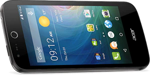 Acer Liquid Z330 Duo black flipped