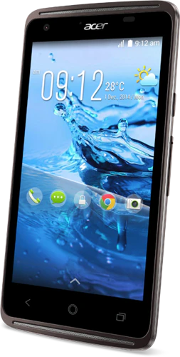 Acer Liquid Z410 zwart rechterzijkant schuin Acer Liquid Z410 zwart rechterzijkant schuin