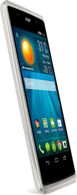 Acer Liquid Z500 sandy sølv venstre side skrås skråstilt