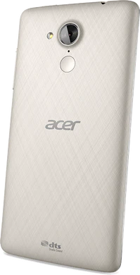 Acer Liquid Z500 sandy sølv bakside skrås skråstilt venstre side