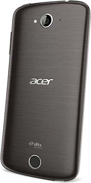 Acer Liquid Z530 Duo zwart achterkant linkerzijkant schuin