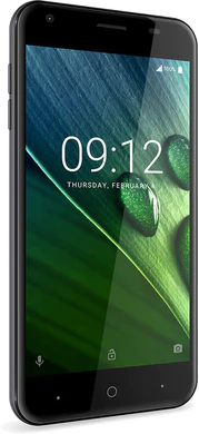 Acer Liquid Z6 svart foran venstre side