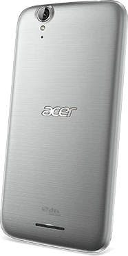 Acer Liquid z630 argent retour côté gauche aslant