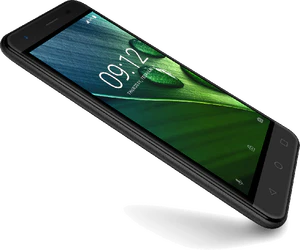 Acer Liquid Z6E Duo black front left side tilted ed