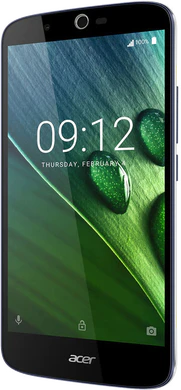 Acer Liquid Zest Plus moroccan blauw voorkant rechterzijkant