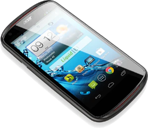 Acer Liquid E1 zwart schuin 03