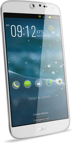 Acer Liquid Jade wit schuin