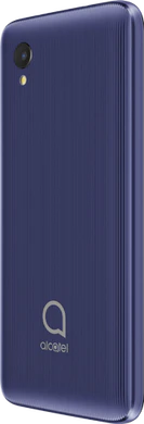 Alcatel 1 2019 blå bagside venstre side