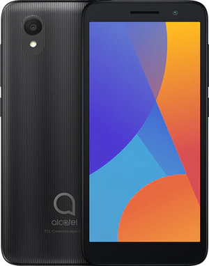 Alcatel 1 2021 zwart overzicht