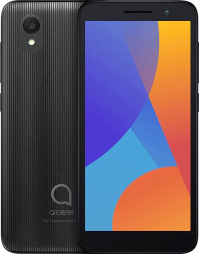 Alcatel 1 2021 zwart overzicht