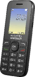 Alcatel 1016 schwarz schräg