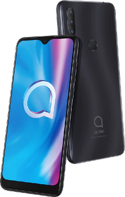 Alcatel 1s 2020 svart oversikt