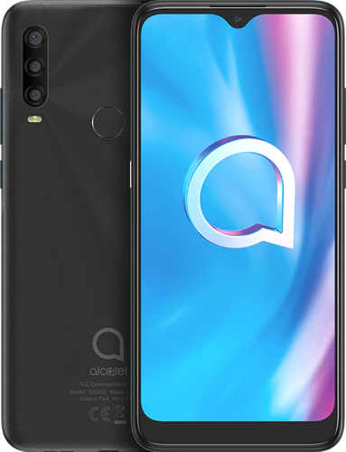 Alcatel 1se 2020 zwart overzicht